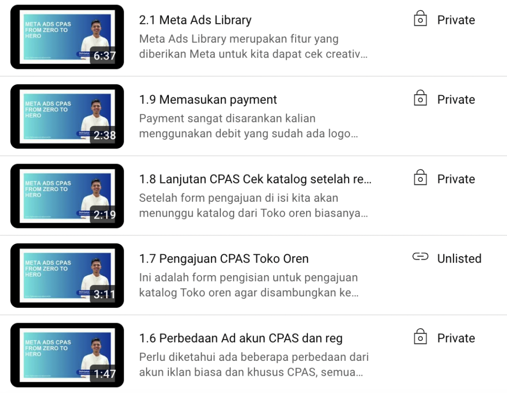 Modul Belajar Meta Ads CPAS