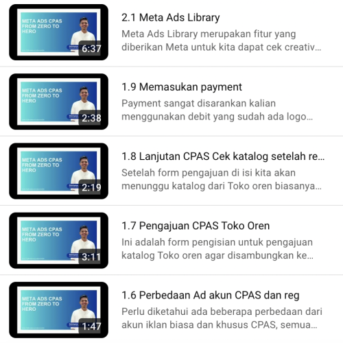 Modul Belajar Meta Ads CPAS